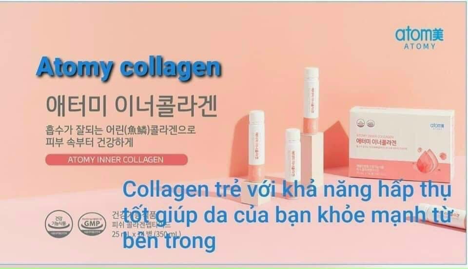 Inner Collagen – Nước uống Collagen chống lão hoá đẹp da Hàn Quốc